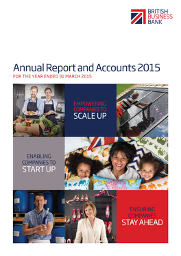 British Business Bank Annual Report and Accounts 2015