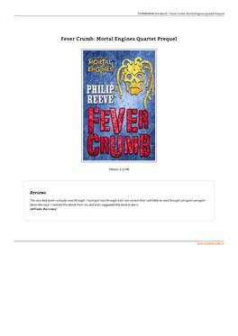Download PDF Fever Crumb: Mortal Engines Quartet Prequel