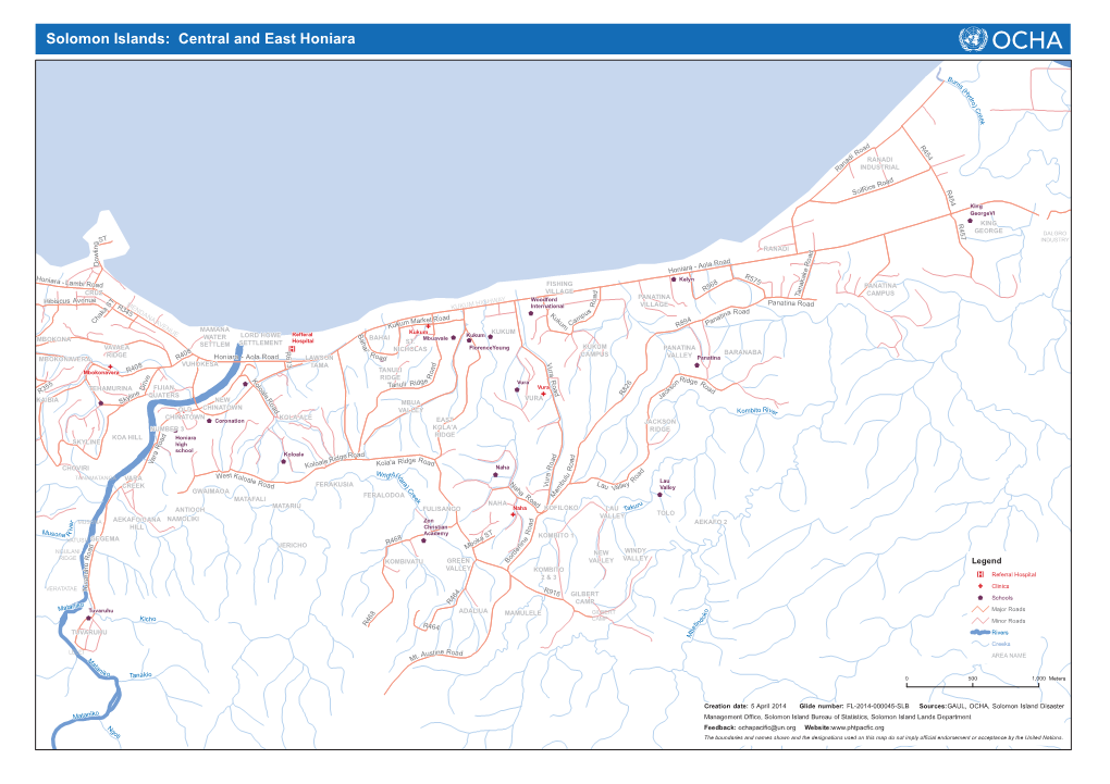 Solomon Islands: Central and East Honiara