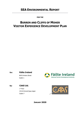 Sea Environmental Report Burren and Cliffs of Moher
