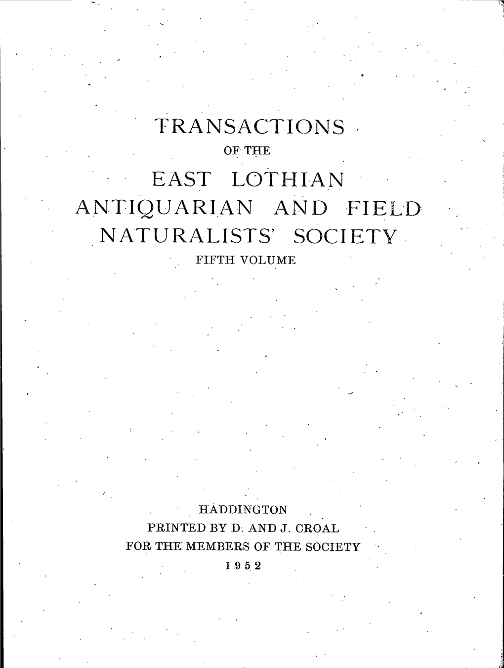 1952 ELA&FN Soc Transactions Vol V