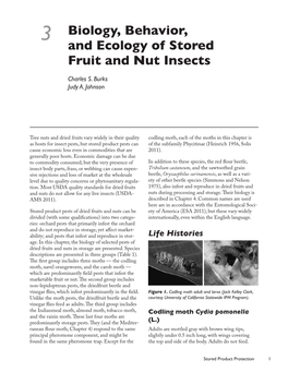 3 Biology, Behavior, and Ecology of Stored Fruit and Nut Insects