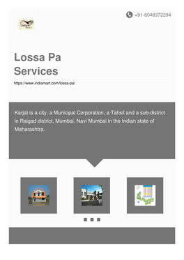 Lossa Pa Services