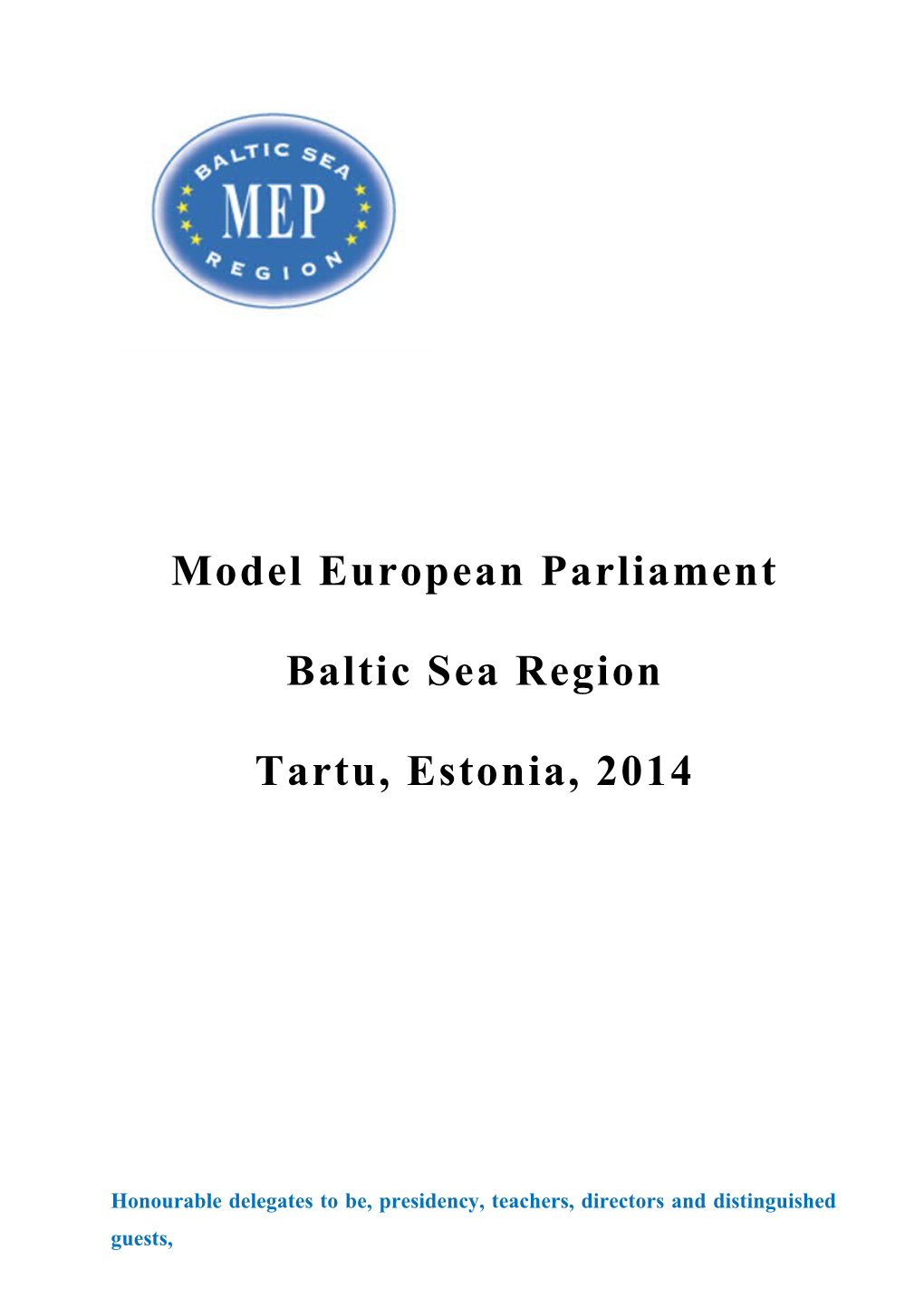 Model European Parliament s1