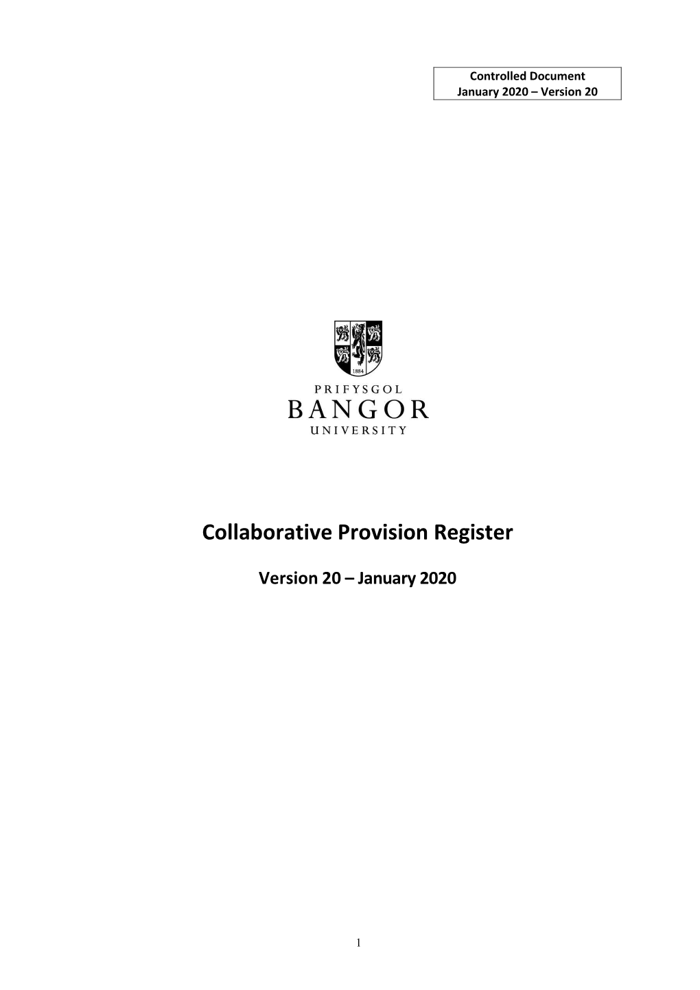 Collaborative Provision Register