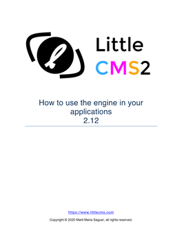 How to Use the Engine in Your Applications 2.12