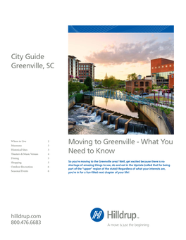 City Guide Greenville, SC Moving to Greenville