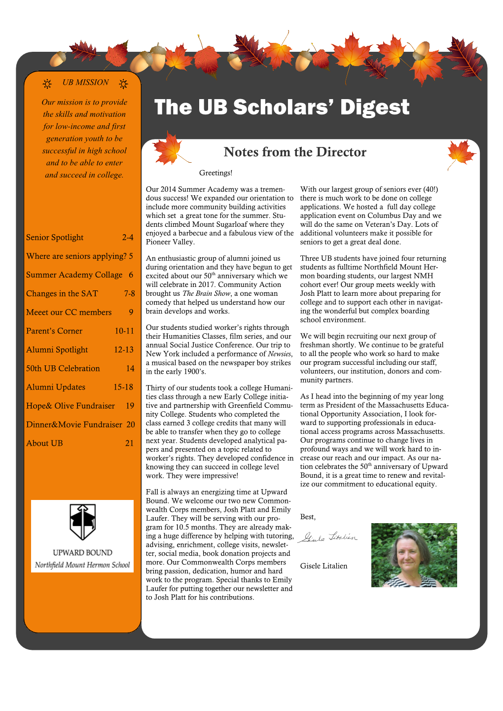 The UB Scholars' Digest