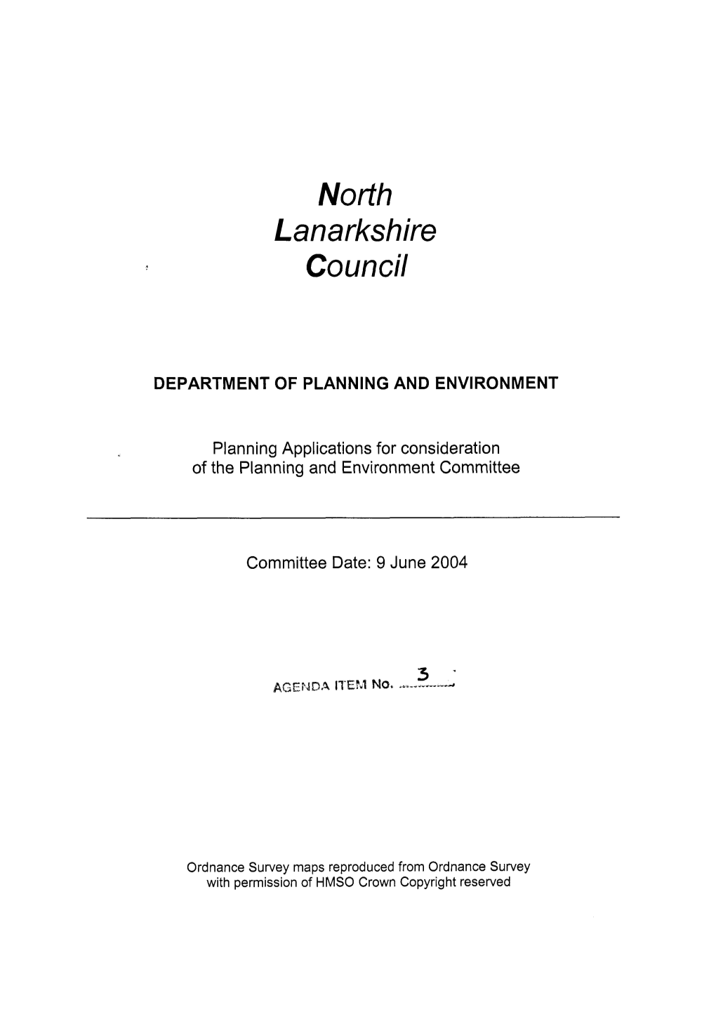 North L an Arkshire Council