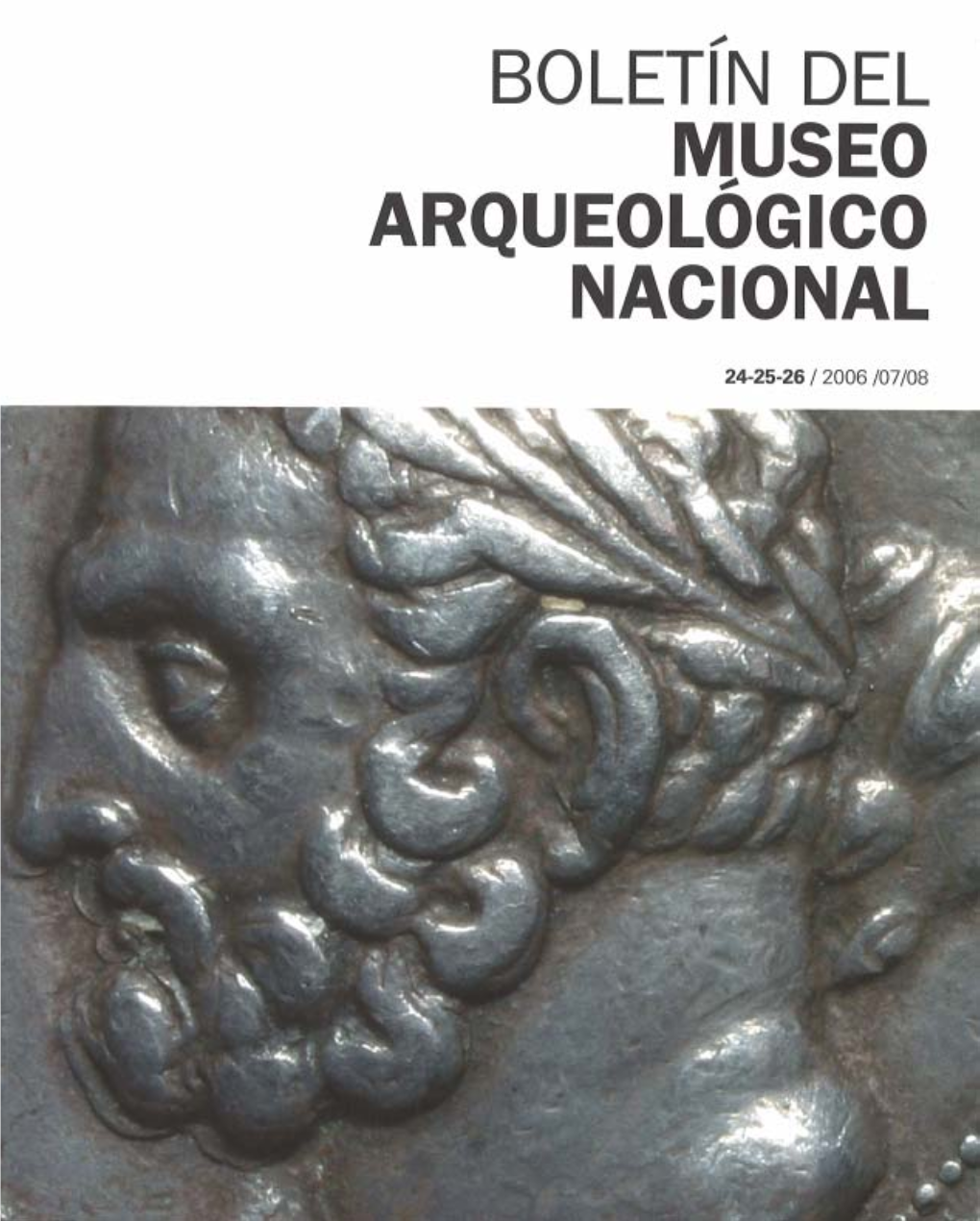 BOLET~NDEL MUSEO ARQUEOL~GICO NACIONAL M