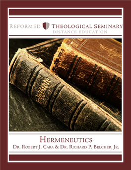 Hermeneutics Dr