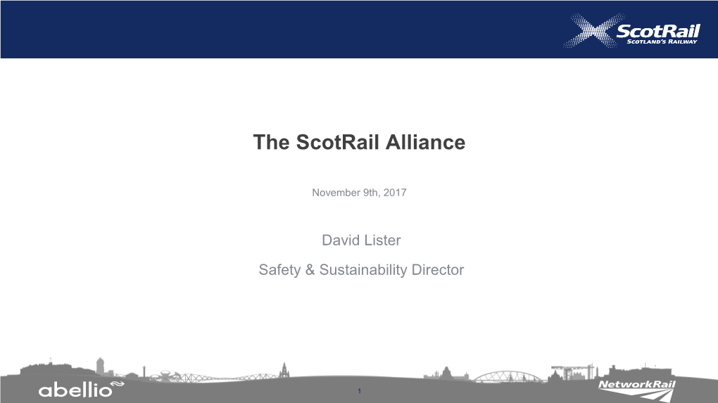 The Scotrail Alliance