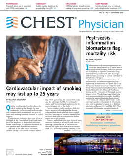 Post-Sepsis Inflammation Biomarkers Flag Mortality Risk Cardiovascular