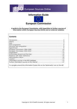 Information Guide European Commission