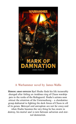 Extract from Mark of Damnation, by James Wallis