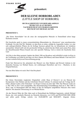 Der Kleine Horrorladen (Little Shop of Horrors)