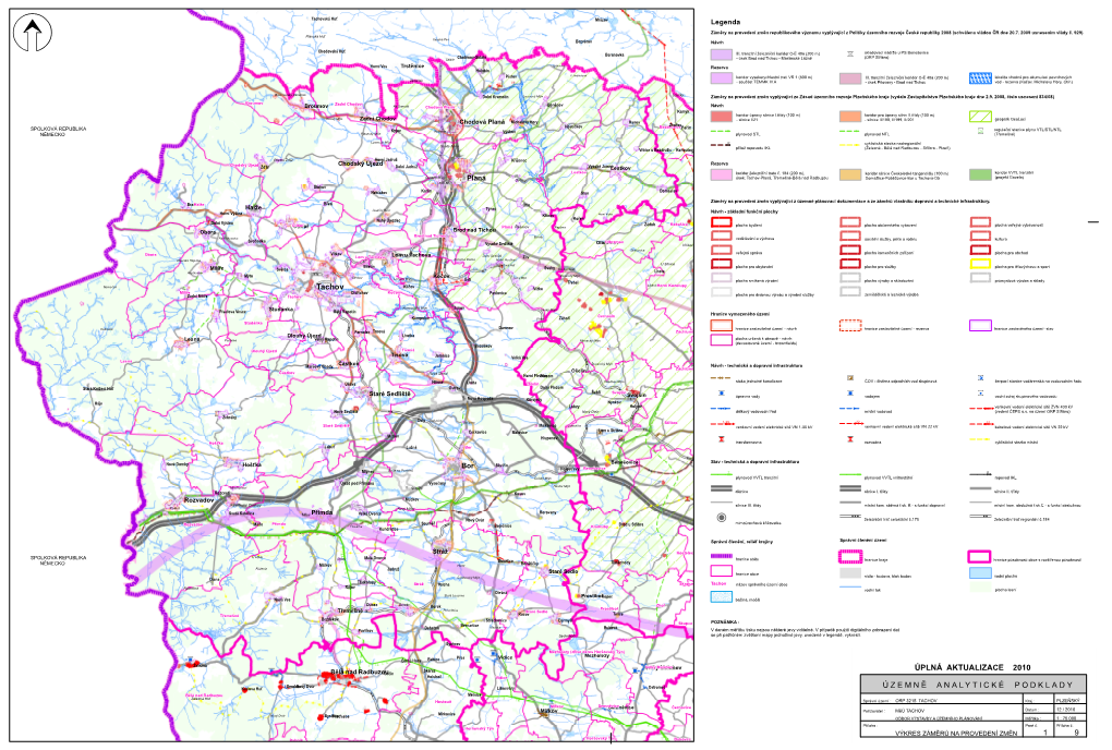 Tachovská Huť Mrázov Legenda Záměry Na Provedení Změn Republikového Významu Vyplývající Z Politiky Územního Rozvoje České Republiky 2008 (Schválena Vládou ČR Dne 20.7