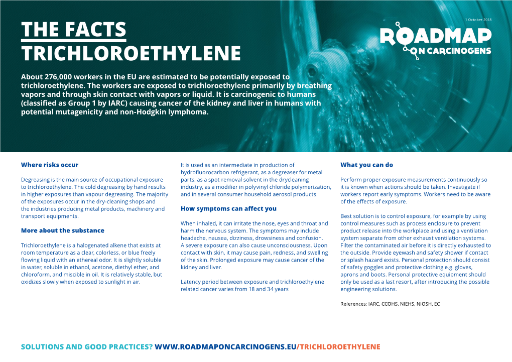 The Facts Trichloroethylene