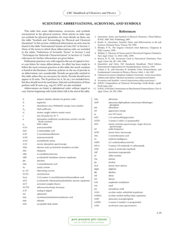 CRC Handbook of Chemistry and Physics, 91Th Edition