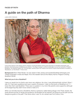 A Guide on the Path of Dharma