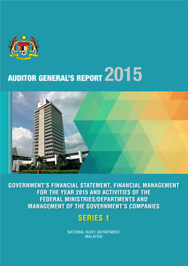 Auditor General's Report 2015