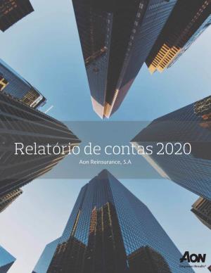 Relatório De Contas 2020 Aon Reinsurance, S.A