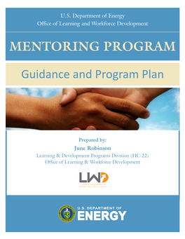 MENTORING PROGRAM Guidance and Program Plan