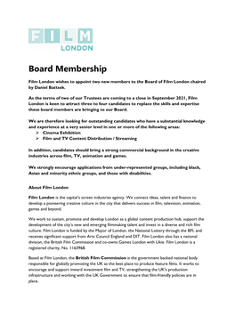 Board Membership