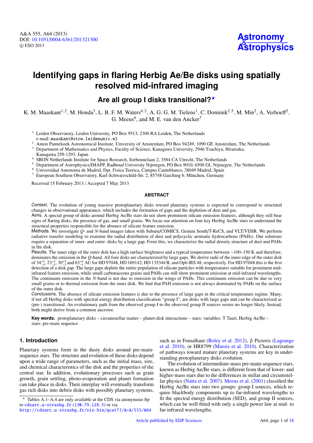 Identifying Gaps in Flaring Herbig Ae/Be Disks Using Spatially Resolved Mid-Infrared Imaging