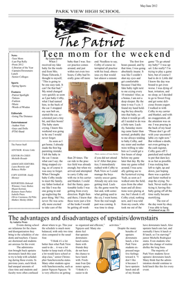 The Patriot News Teen Mom for the Weekend -Teen Mom by Casey Barker -Last Pep Rally When I Baby Than I Was