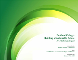 Building a Sustainable Future 2012 Self-Study Report