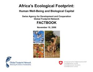 Africa's Ecological Footprint
