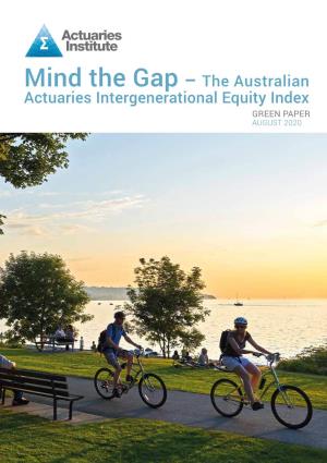 The Australian Actuaries Intergenerational Equity Index