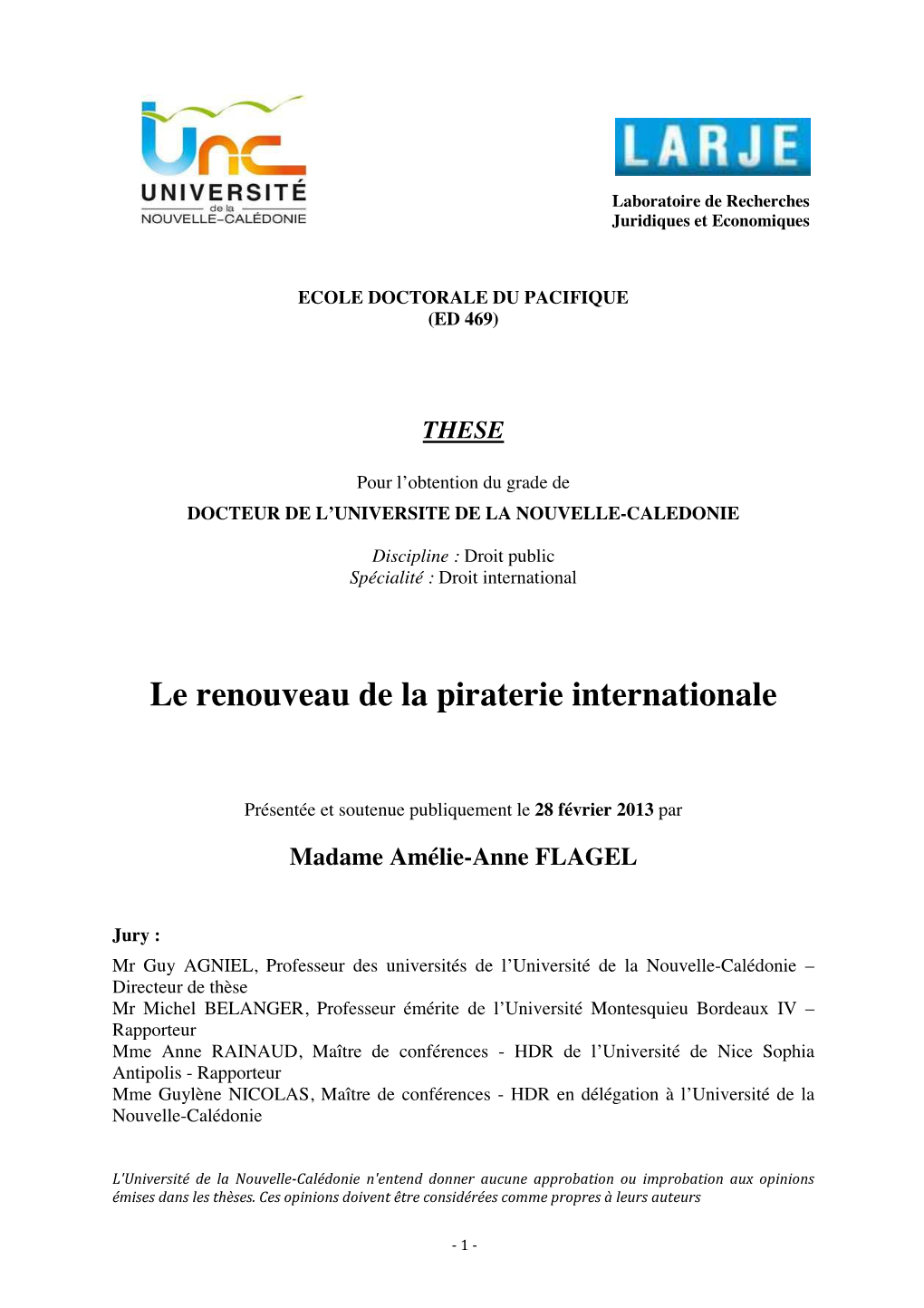 Le Renouveau De La Piraterie Internationale