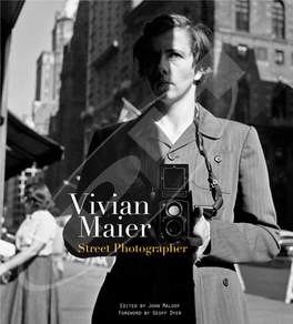 VIVIAN MAIER: Street Photographer