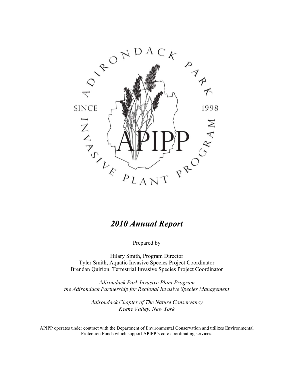 Adirondack Park Invasive Plant Program (APIPP)