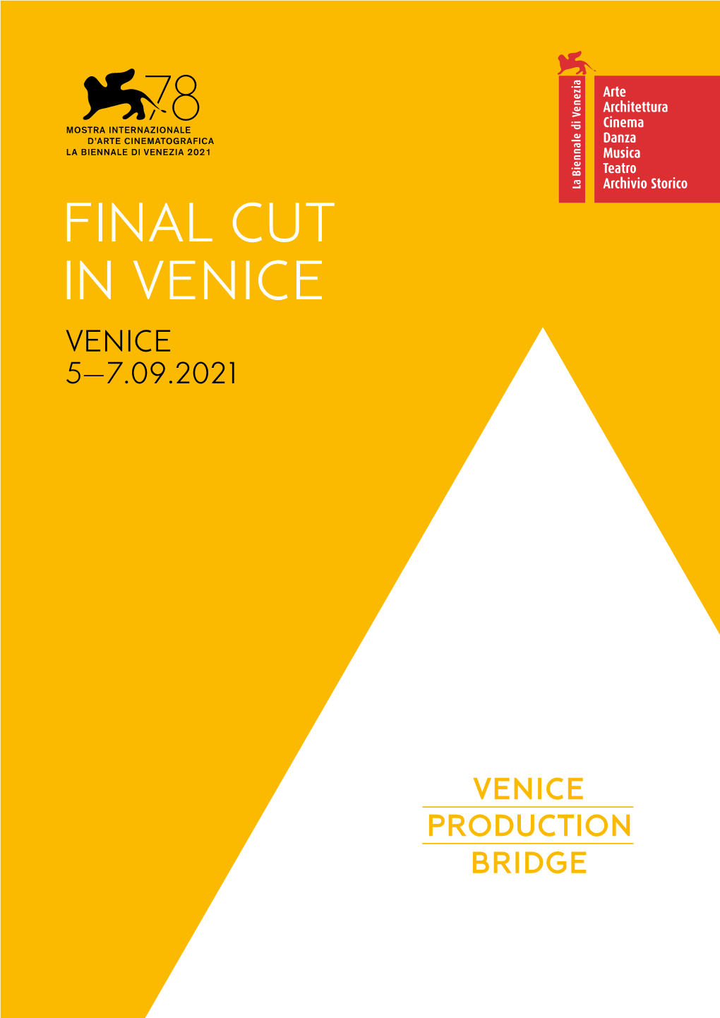 Final Cut in Venice Venice 5—7.09.2021 Final Cut in Venice 5—7.09.2021