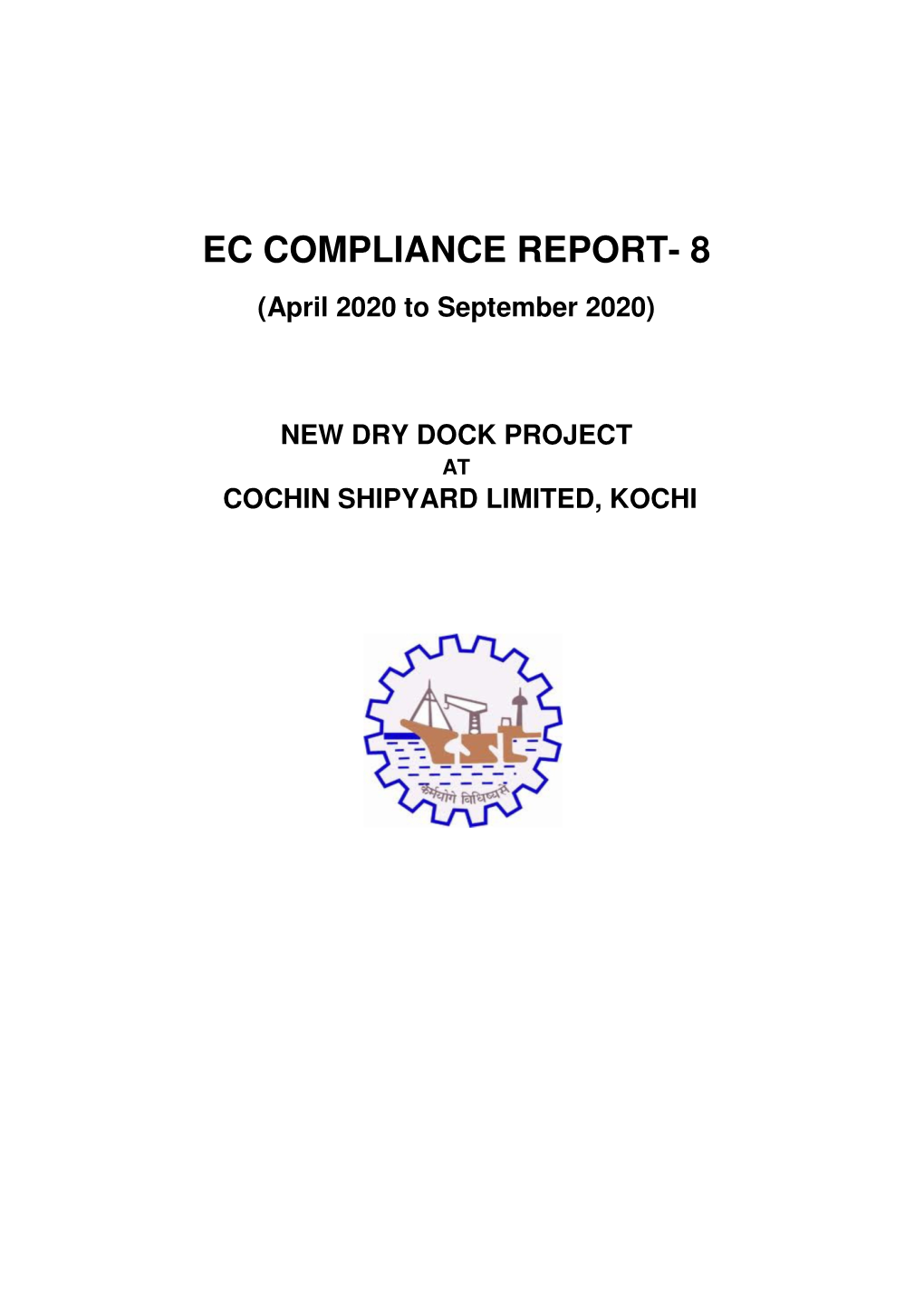 EC COMPLIANCE REPORT- 8 (April 2020 to September 2020)