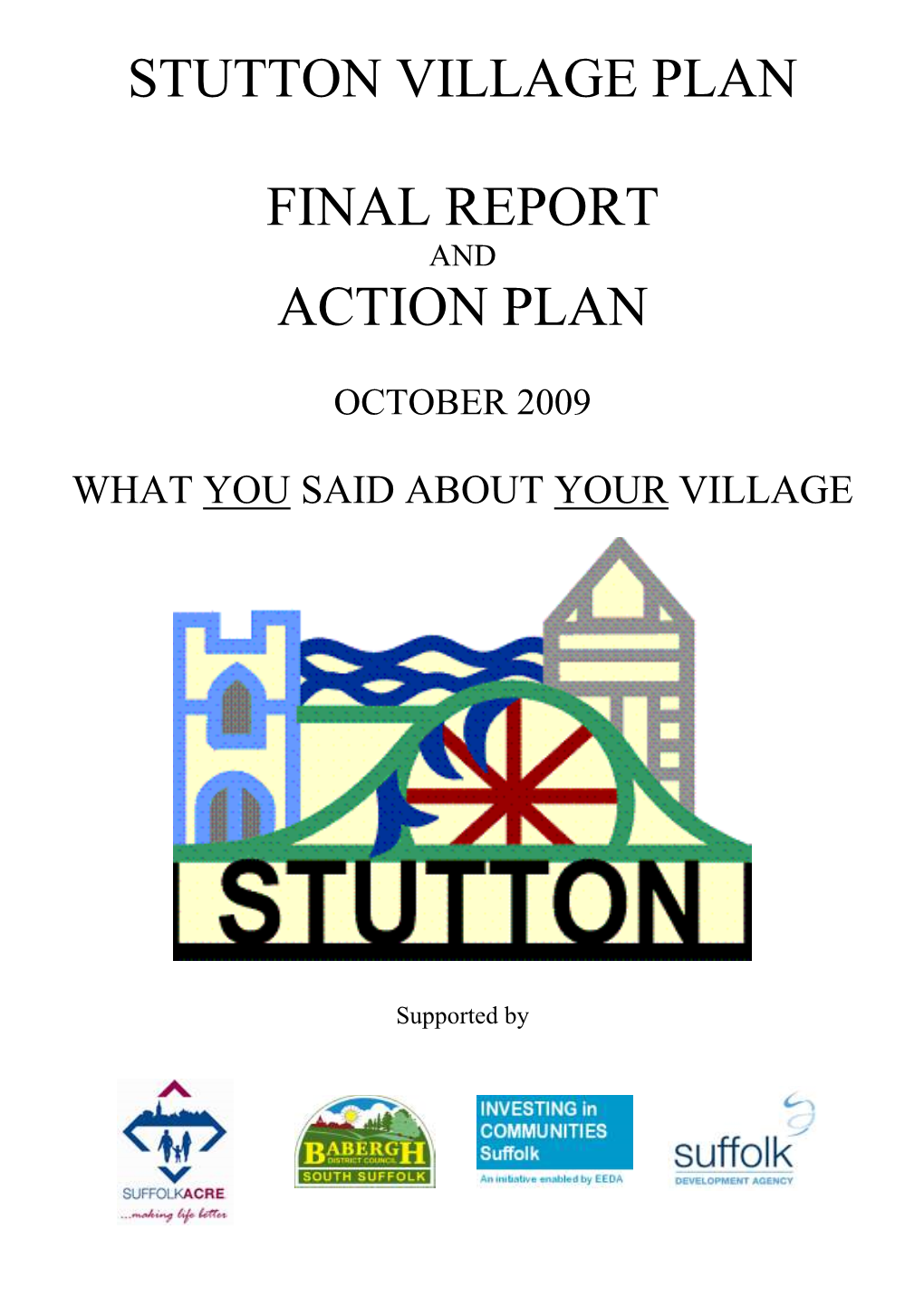 Stutton Parish / Action Plan 2009