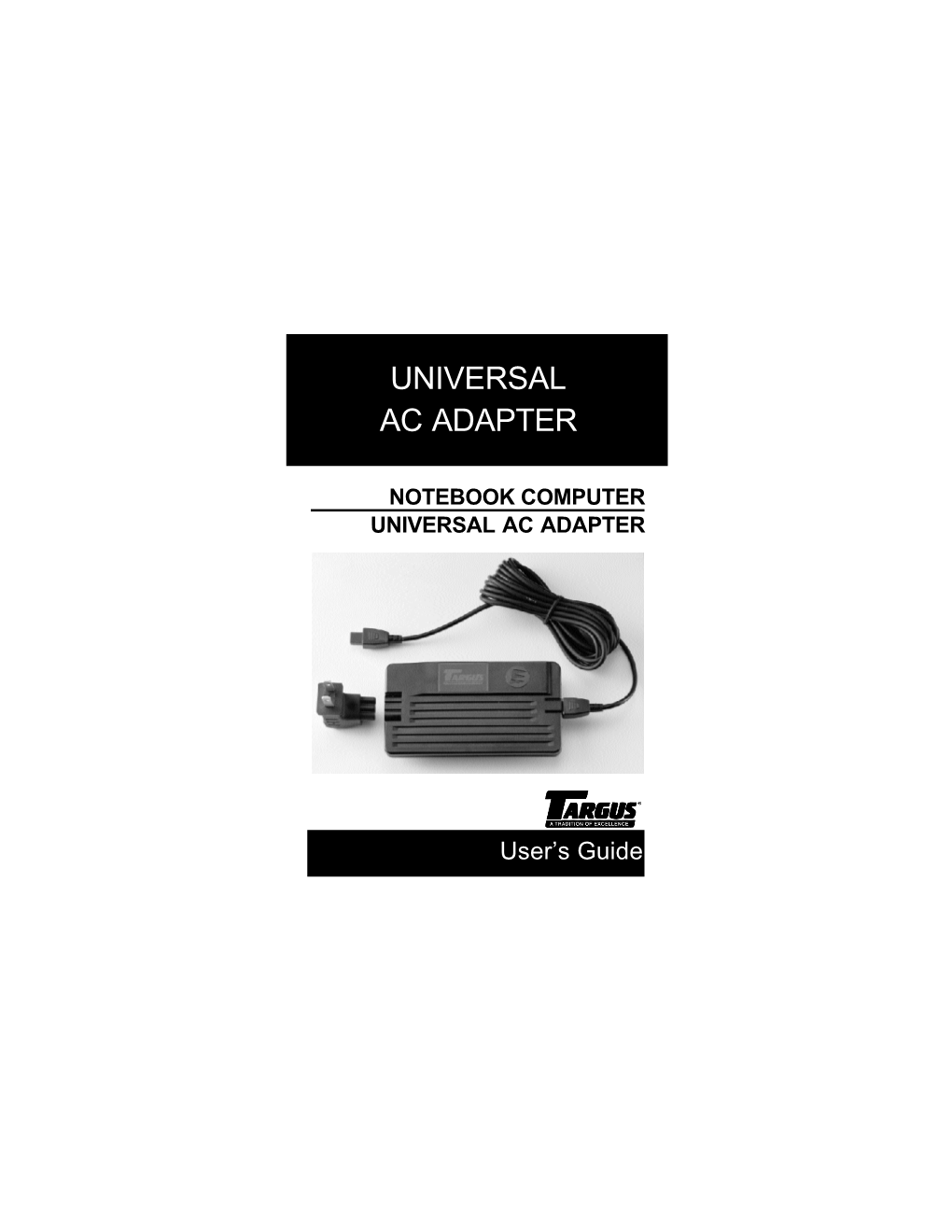 Universal Ac Adapter