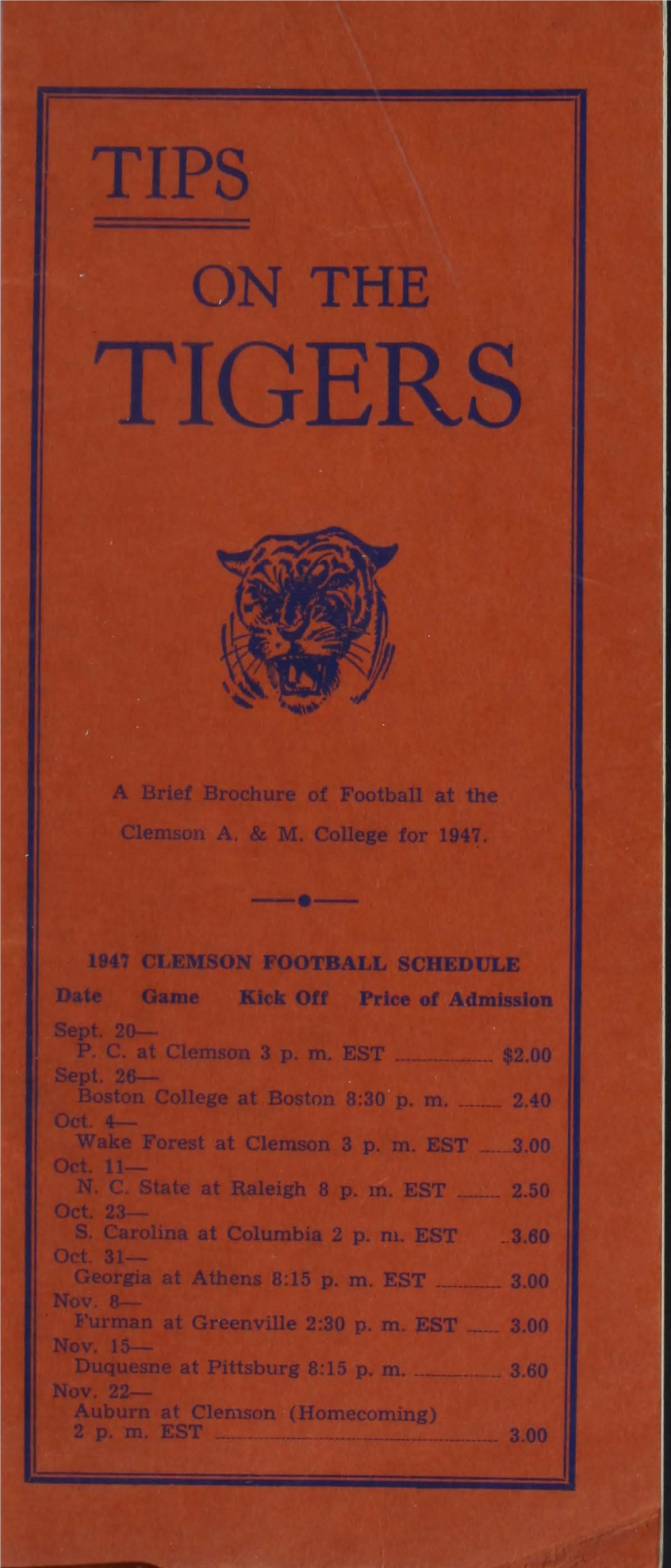 Clemson Football Media Guide