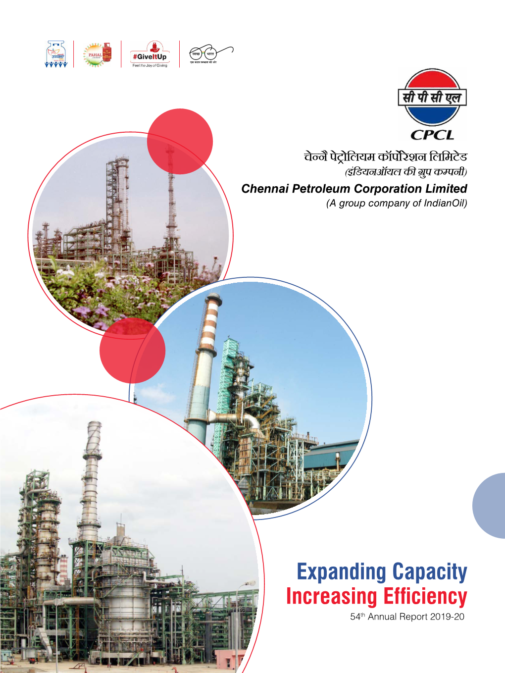 Expanding Capacity Increasing Efficiency 54Th Annual Report 2019-20 TABLE of CONTENTS