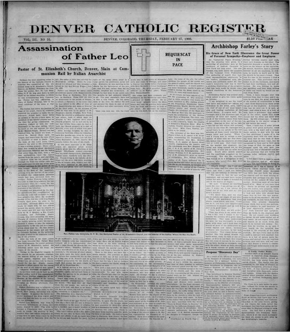 Denver Catholic Registj^R