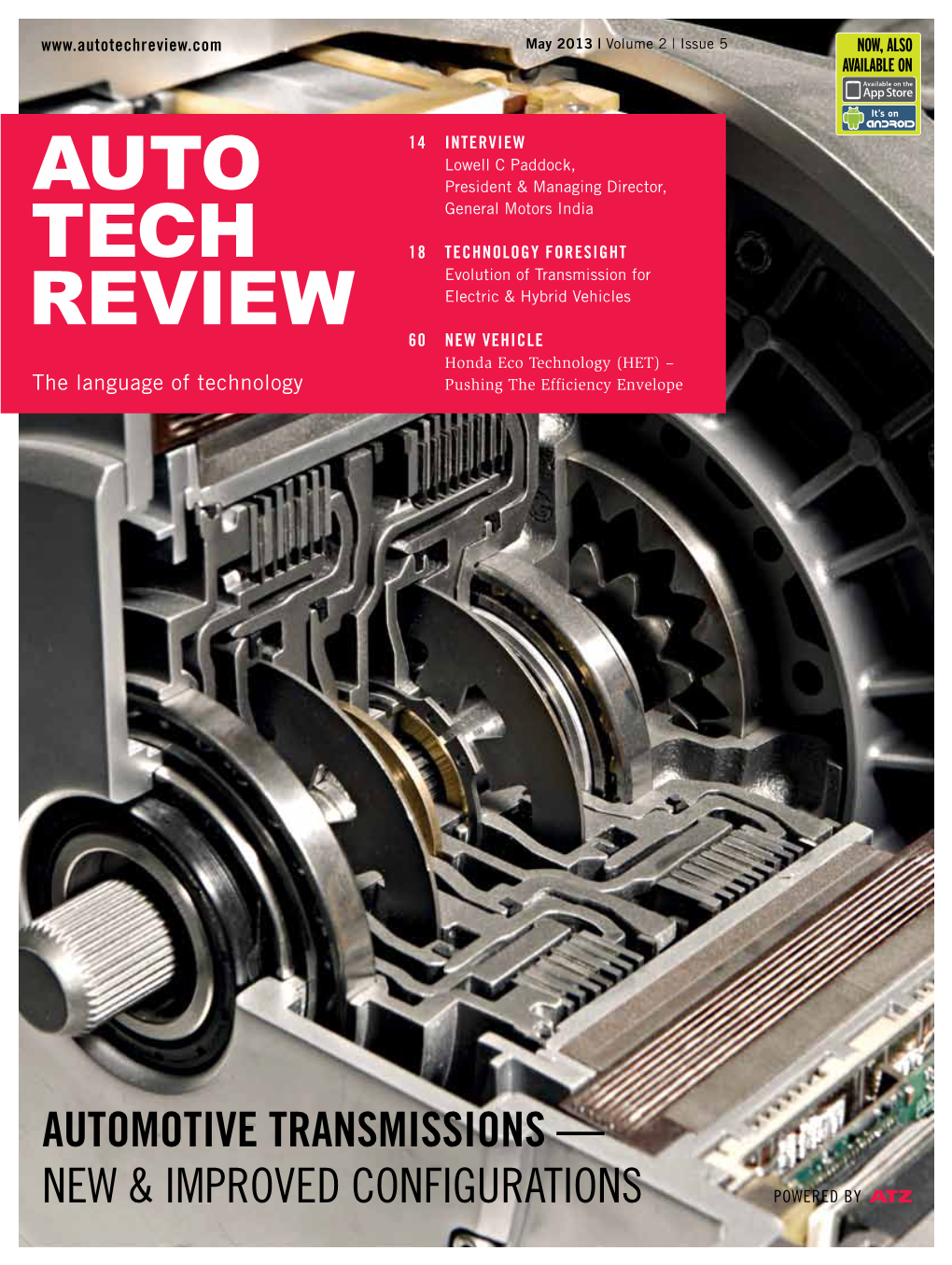 Automotlve Transmlsslons — New & Improved Configurations