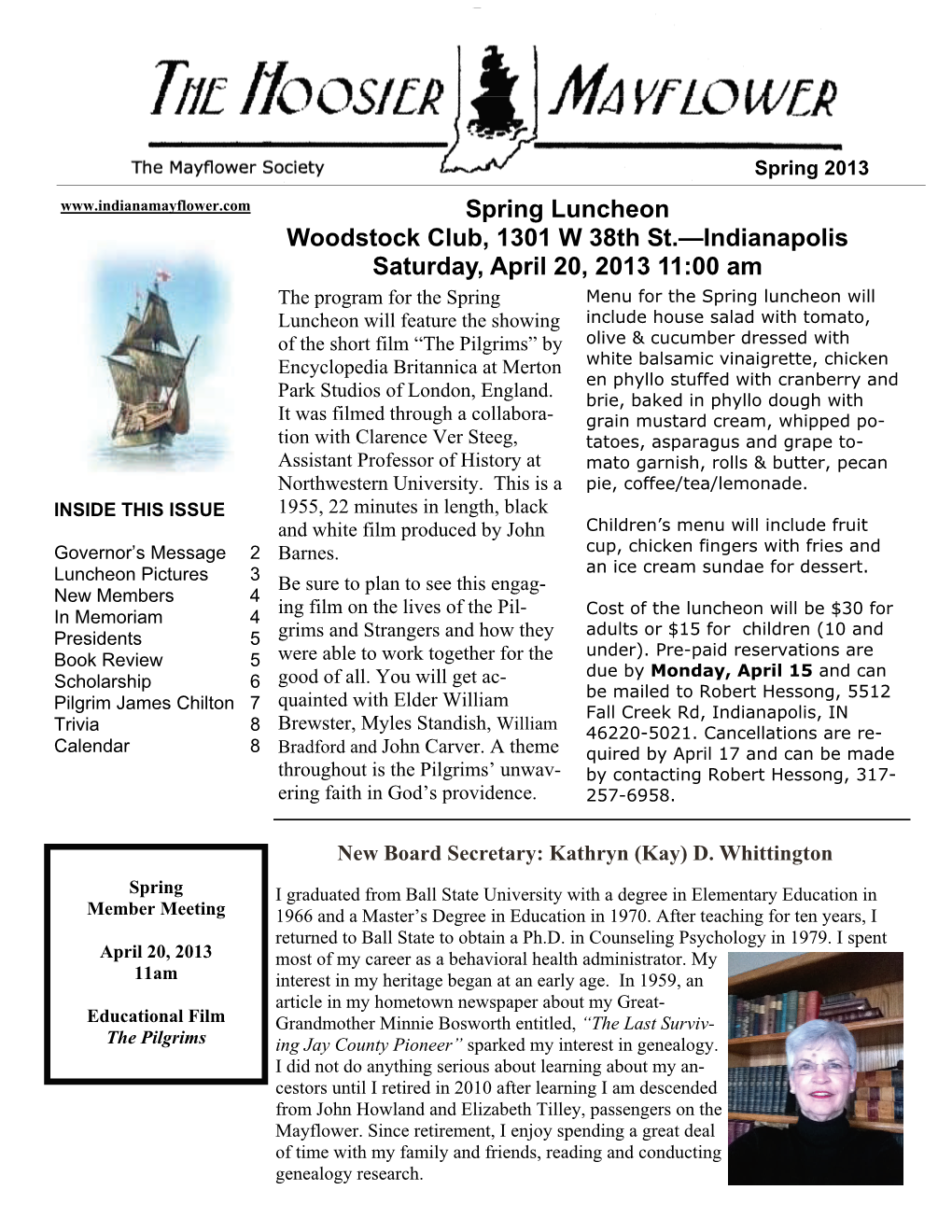 Mayflower News April 2013.Pub