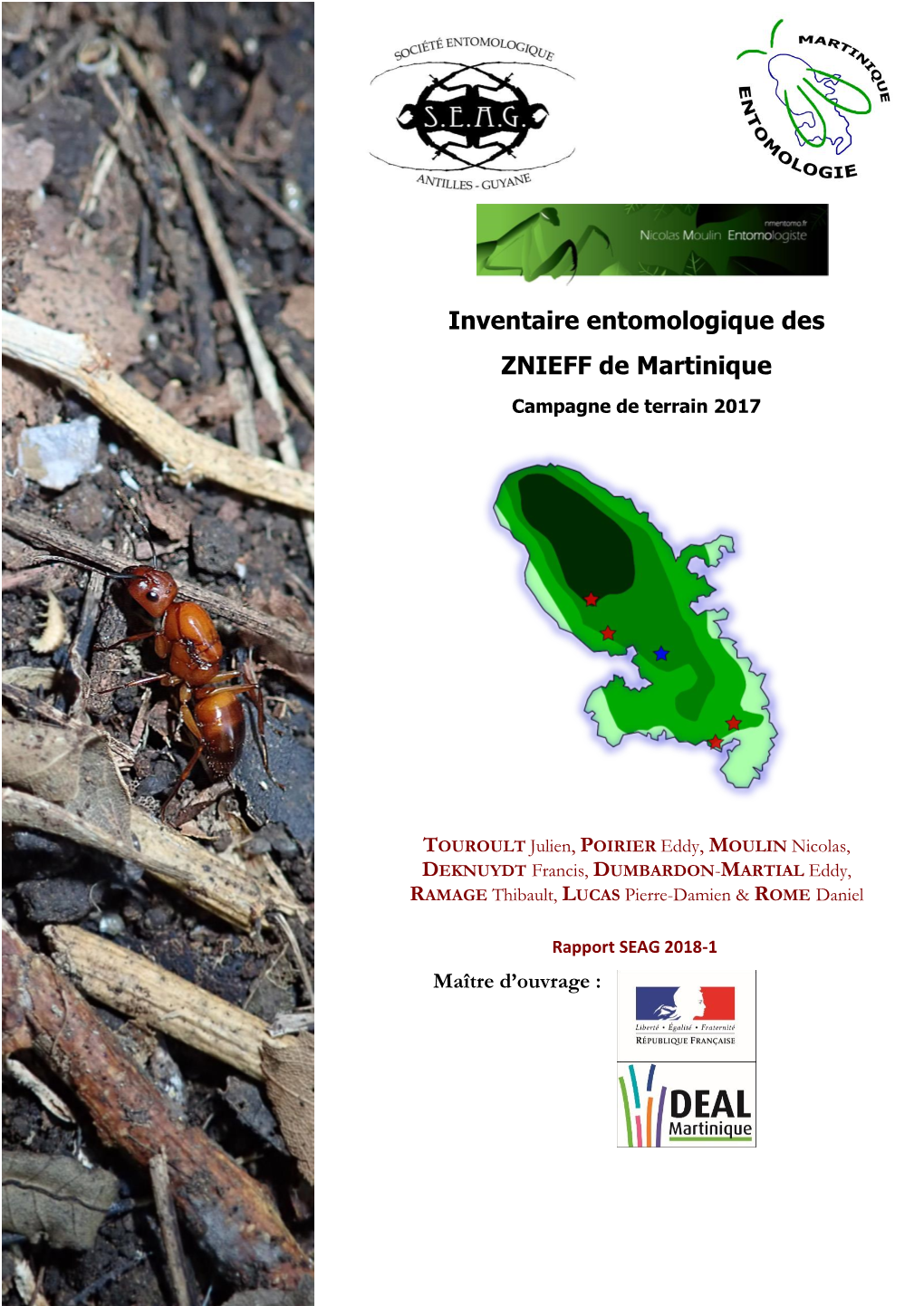 Inventaire Entomologique Des ZNIEFF De Martinique