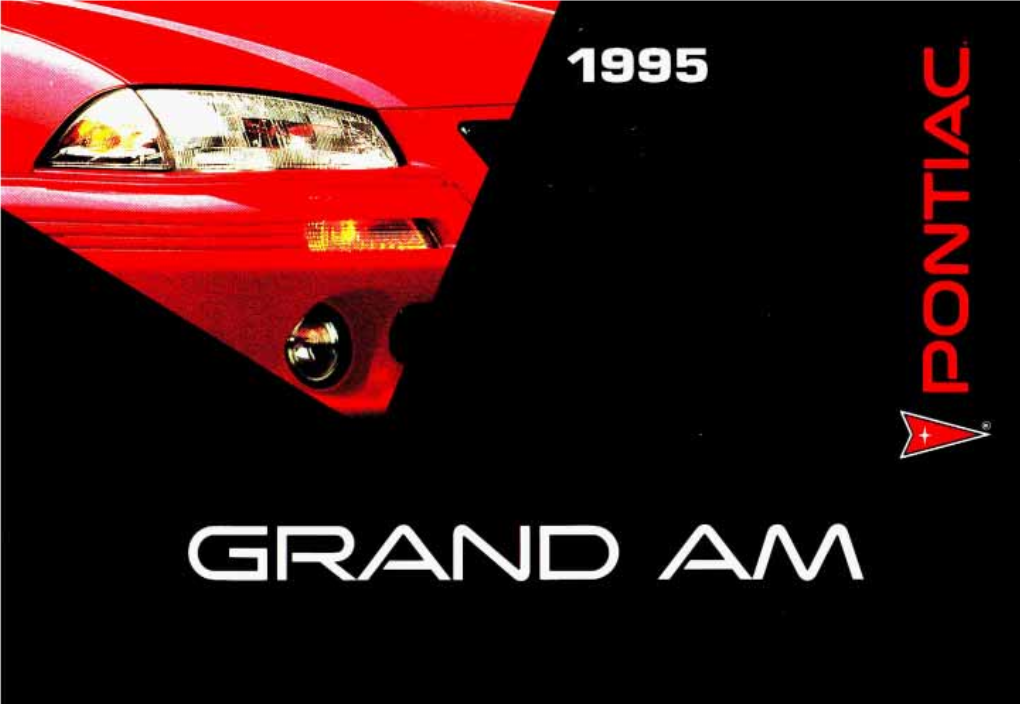 1995 Pontiac Grand Am Owner’S Manual