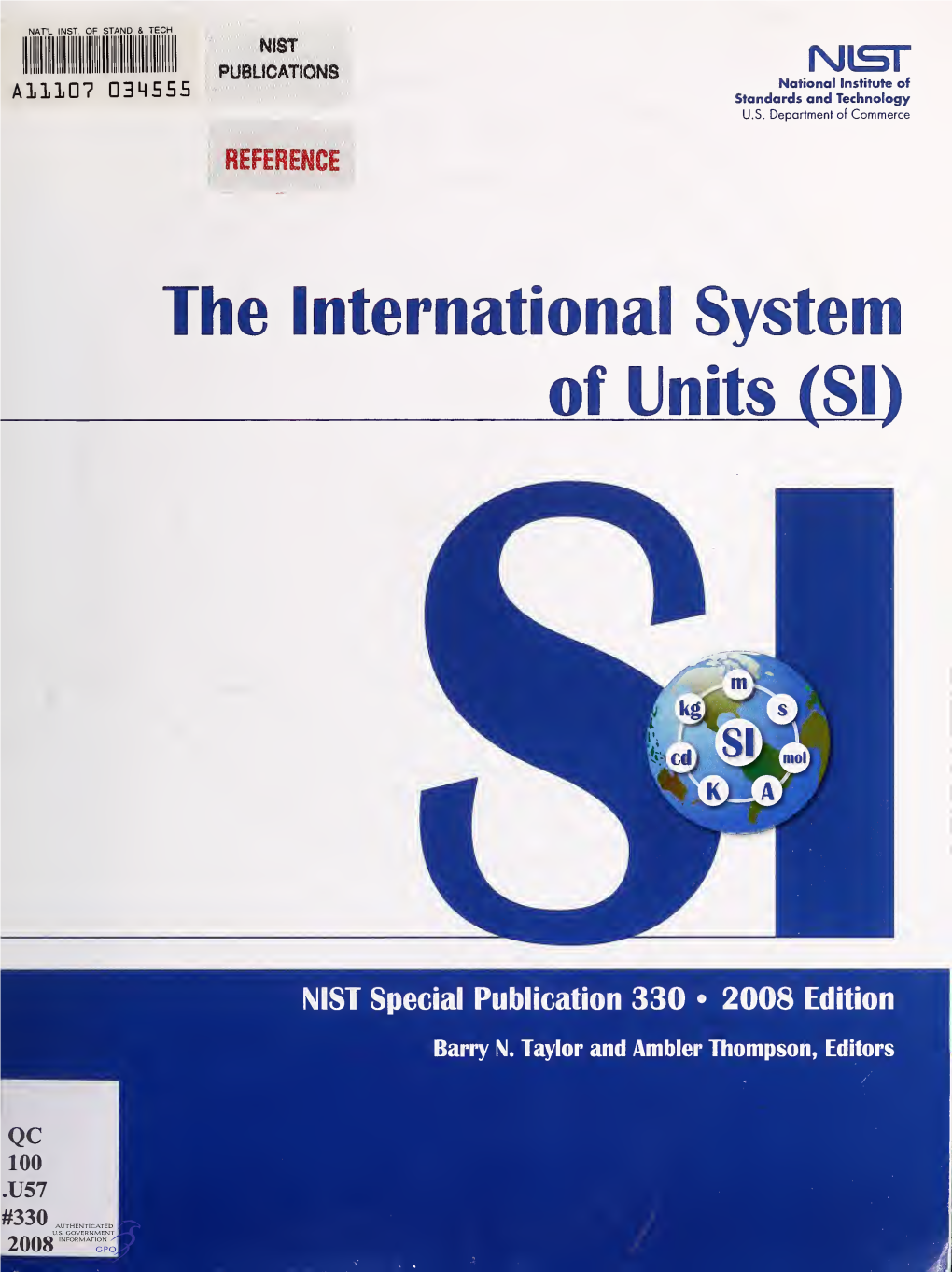 The International System of Units (SI)