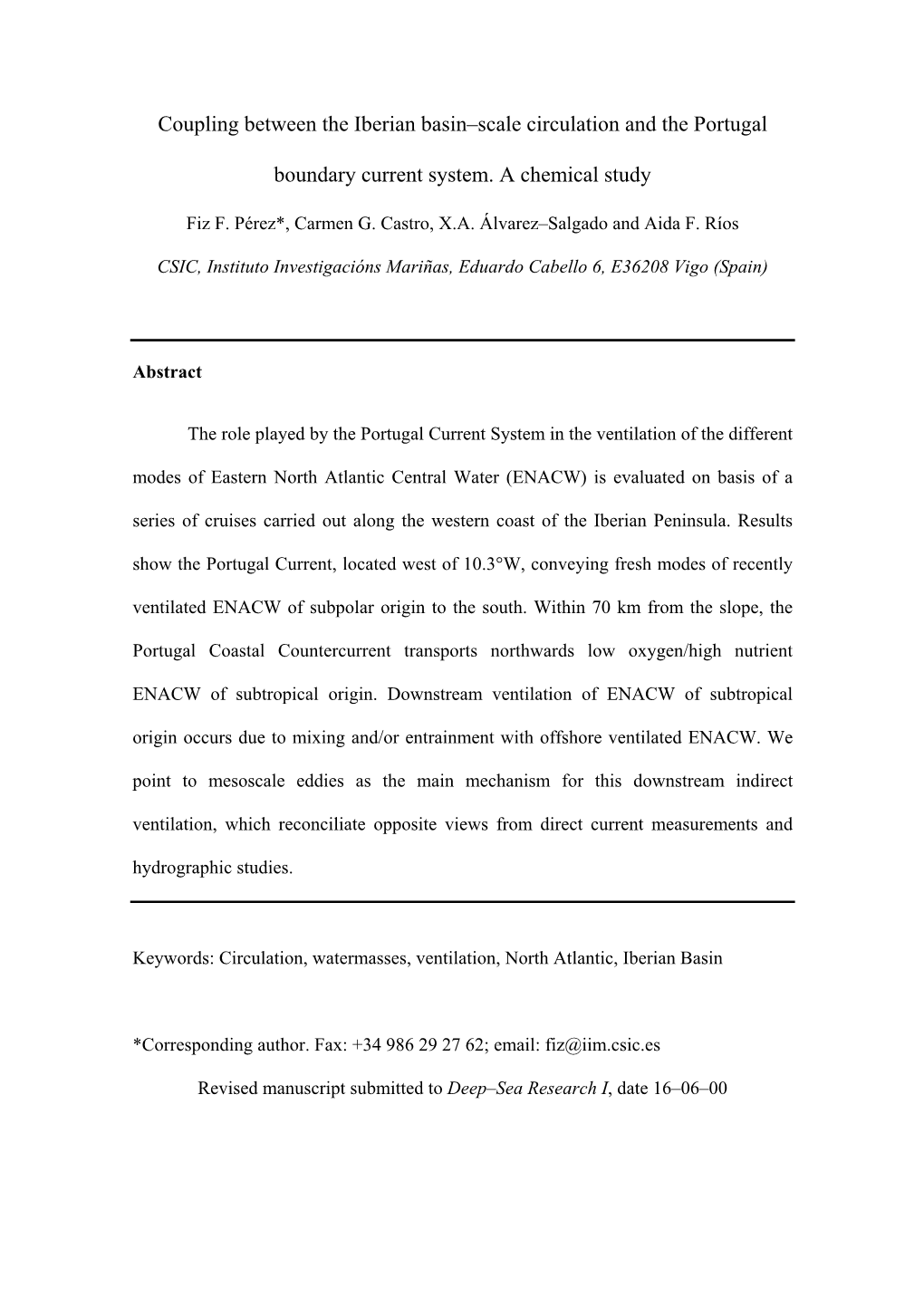 Coupling Between the Iberian Basin–Scale Circulation and the Portugal