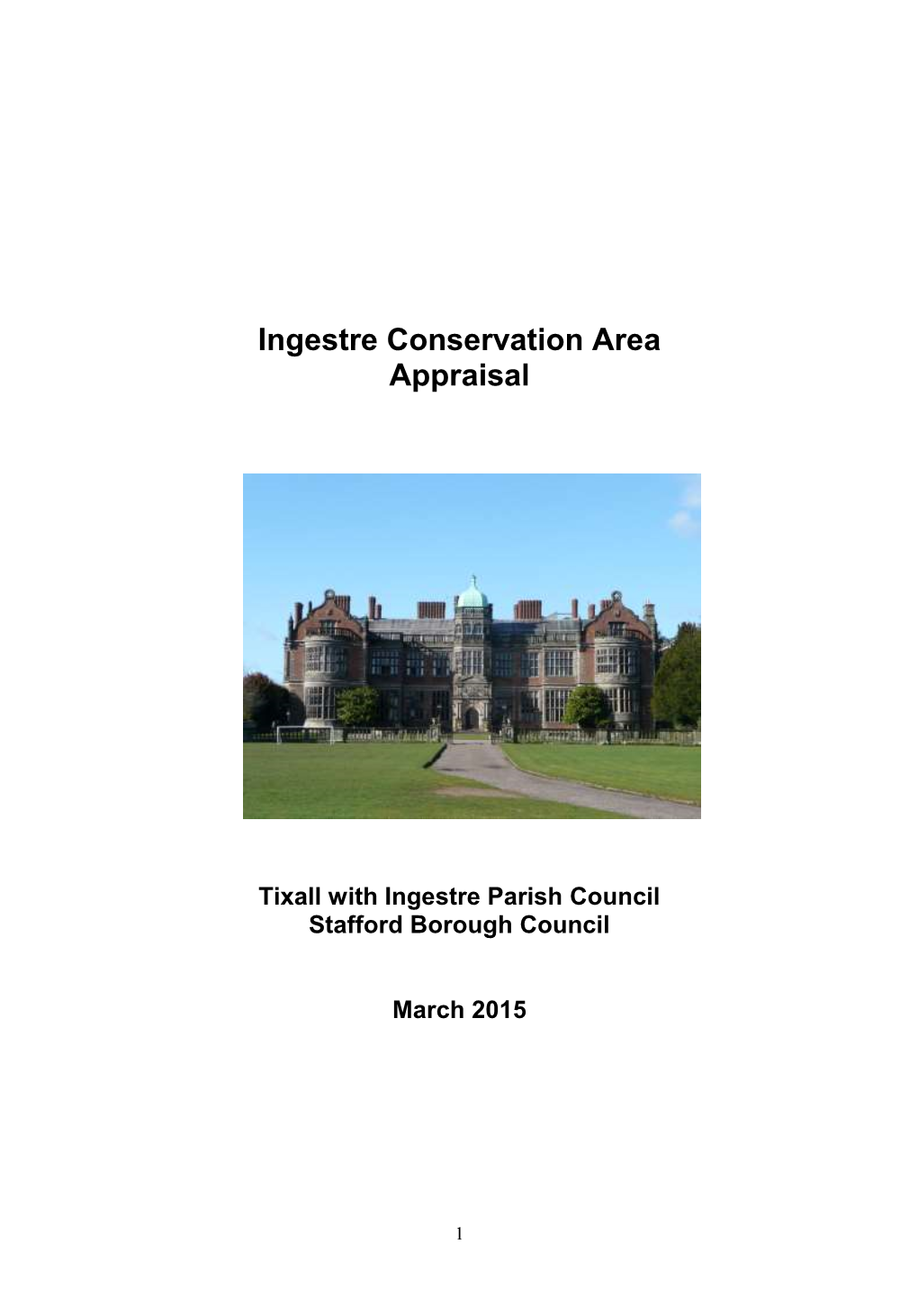 Ingestre Conservation Area Appraisal